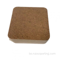 Cork Square Coaster Custom Design для напояў